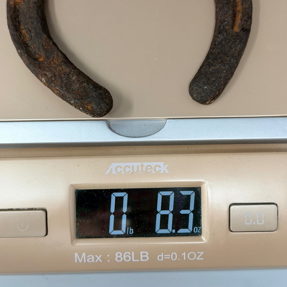 Vintage‎ Rusty Iron Horseshoe Antique Western Equestrian Decor Lucky Charm - Picture 9 of 9
